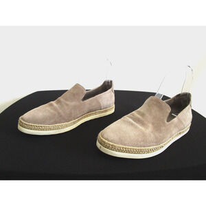 Vince Dillon Grey Suede Slip-On Espadrilles Loafer Flats Shoes Women Sz 6.5 M